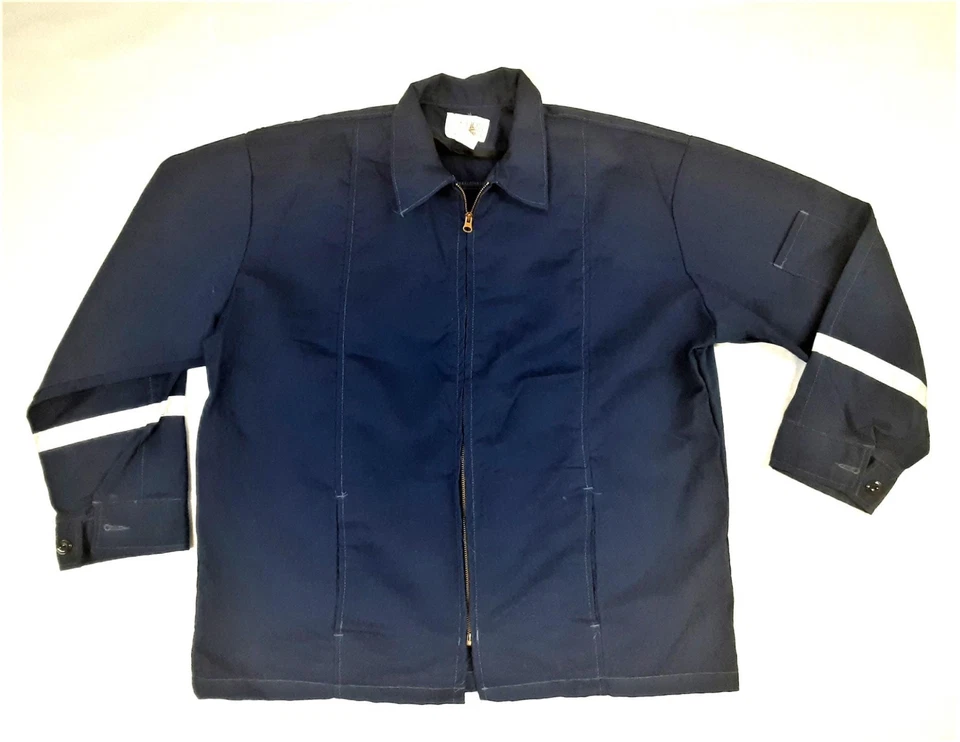 LION APPAREl Men's Navy Blue Reflective Jacket  Style 52-54 - Size XXL Reg   NWT - Image 1 of 1