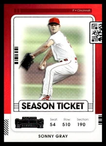 2021 Contenders Sonny Gray #58 Cincinnati Reds Baseball Card - Picture 1 of 2