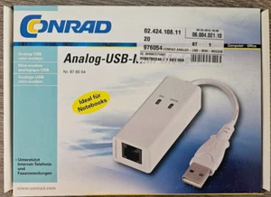 Conrad Analog-USB-Mini Modem PL-US56K - Bild 1 von 7