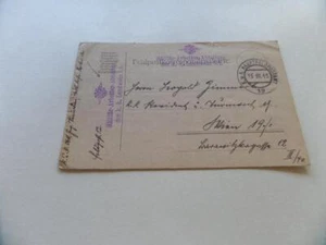Feldpostkarte - KuK Militär Arbeiter Abteilung gestempelt    / A2 - Picture 1 of 2