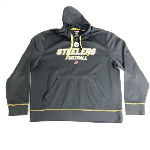 VETEMENTS Felpa con cappuccio NFL Team Apparel Pittsburgh Steelers TX3 calda grande felpa