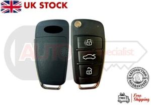 OEM Audi 3B Klapp Fernbedienung Schlüsselanhänger 434MHZ für Audi A3 8V0 837 220 D ID49 Chip - Bild 1 von 4