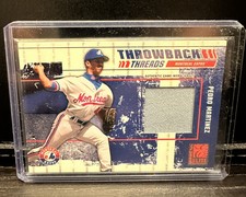 Pedro Martinez 2003  Donruss Elite Throwback Threads 194/250 Game Worn Jersey