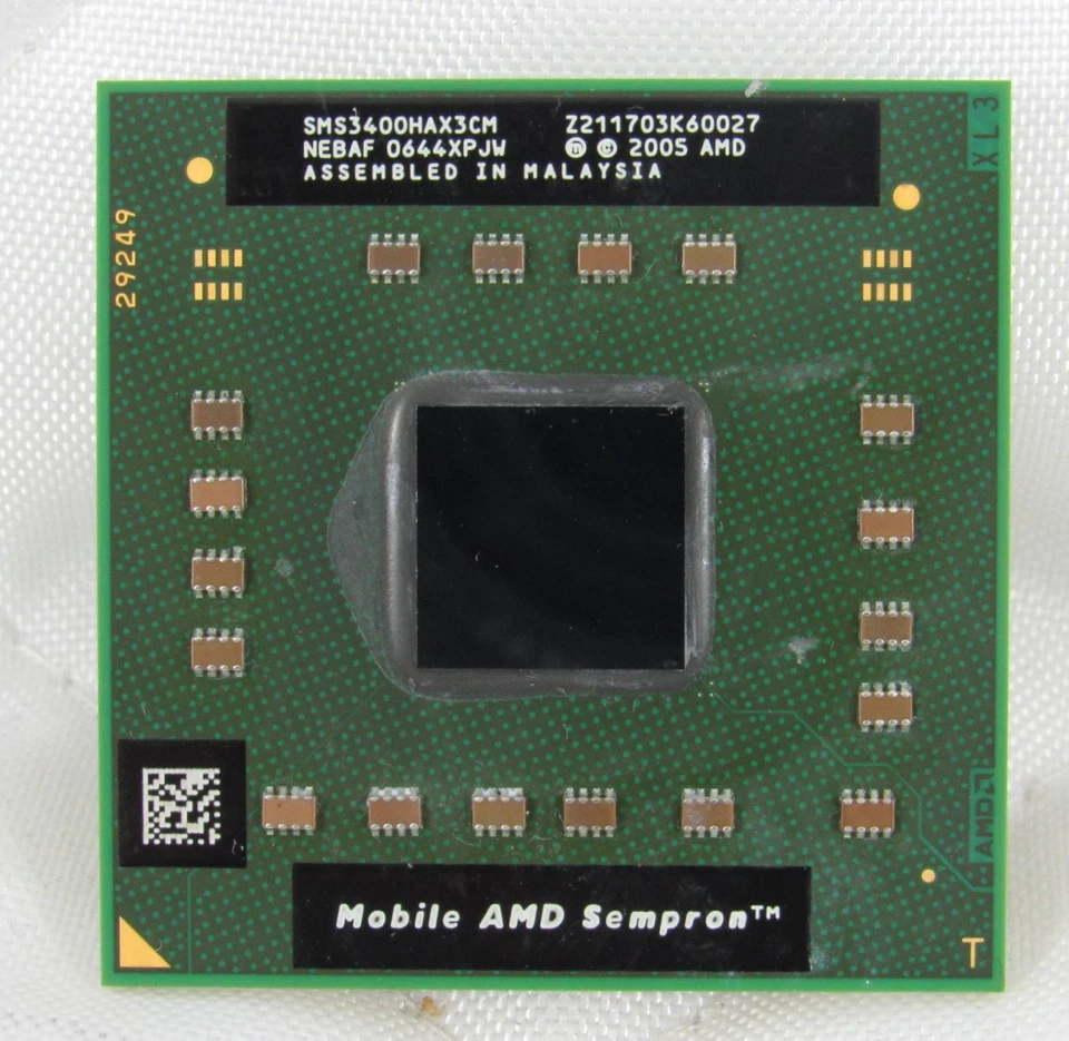 HP F502EA 1.8GHZ AMD SEMPRON 3400 CPU PROCESSOR 431375-001 AMD SMS3400HAX3CM - Image 1 of 1