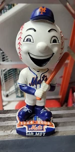 Vintage New York Mets Mascot Bobble Head 2008 Stadium Exclusive Knucklehead METS - Picture 1 of 6
