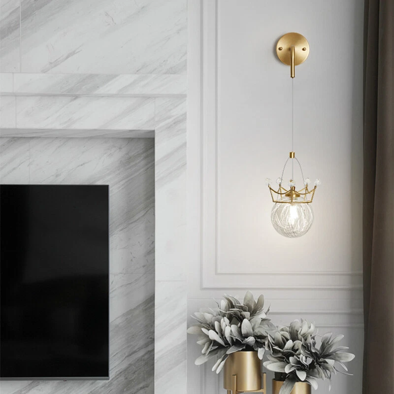 Bedroom Wall Lights Home Wall Lighting Hallway Glass Wall Lamp Hotel Wall Sconce - Image 1 of 4