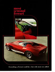 1970 DER SINNLICHSTE FERRARI ~ ORIGINAL 4-SEITIGER ARTIKEL / ANZEIGE - Bild 1 von 1