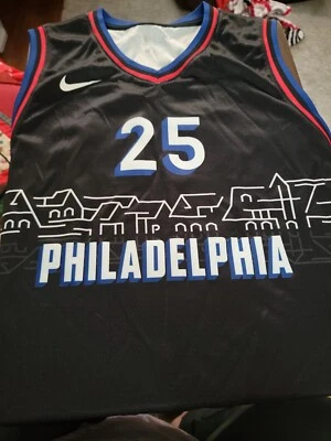 Nike Ben Simmons Philadelphia 76ers City Edition AUTH Jersey youth xlarge - Image 1 of 4