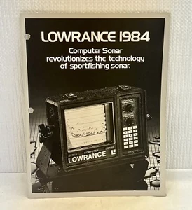 1984 Lowrance Electronics Sonar Brochure Catalog 28 Pages Boat Marine - Picture 1 of 7