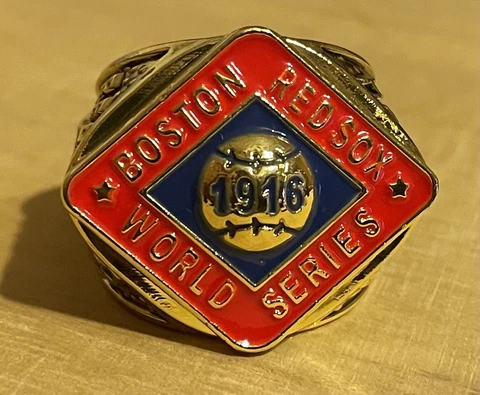 1916 Boston Red Sox MLB World Series Championship Ring Cover