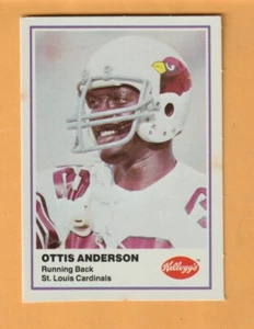 Ottis Anderson St. Louis Cardinals 1982 Kellogg's #2 Miami Hurricanes - Imagen 1 de 2