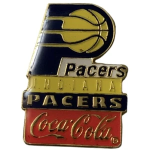 Vintage 1994 NBA Indiana Pacers Logo Coca-Cola Souvenir Pin - Picture 1 of 2