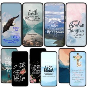 Bible Verse Christian Philippians Soft Cover Phone for Samsung Galaxy S21 S20 Fe - Imagen 1 de 130