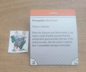 =Tarjeta de hazaña HeroClix DC ORIGIN Compel F008 = - Imagen 1 de 1