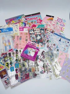 Disney Princess Castle Tinker Bell Scrapbook Stickers LOT Monster High Vintage - Picture 1 of 9