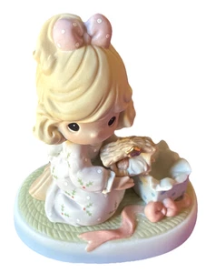 Precious Moments "Celebrando su llegada" 878952 con/caja 2001 - Imagen 1 de 7