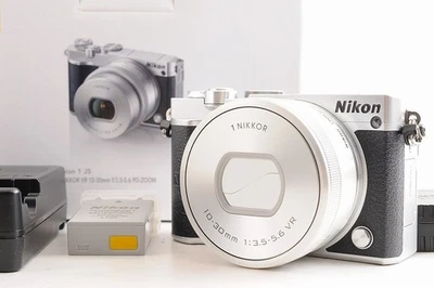 【MINT IN BOX】NIKON 1 J5 Body + 1 NIKKOR VR 10-30mm F3.5-5.6 PD Lens Kit JP... - Image 1 of 4