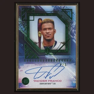 Wander Franco Rookie Auto /5 2021 Bowman Transcendent Emerald Autograph SP RC - Picture 1 of 4
