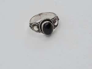 Anello in onice sterling misura 6,25 - Foto 1 di 12