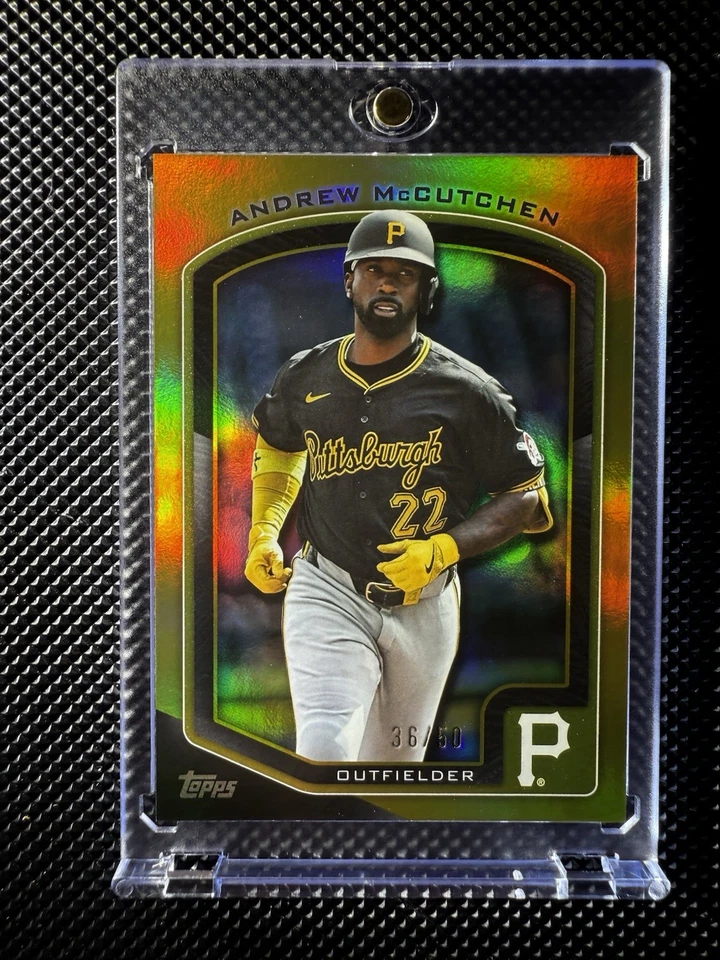 Andrew McCutchen 2025 Topps #41 COLECCIÓN INSIGNIA Lámina de Oro/50 Piratas Foto 1 de 4