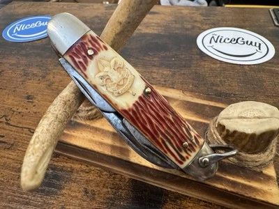 Imperial Provincial  Boy Scouts BSA Pocket Knife Four Blade Vintage 1940-1950’s - Image 1 of 4