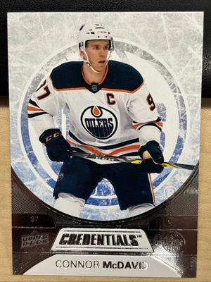 2021-22 21/22 Upper Deck Credentials #1 Connor McDavid Edmonton Oilers - Image 1 of 2