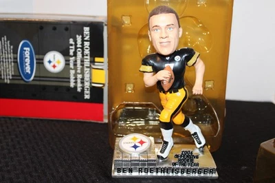 Figura Bobble Ben Roethlisberger™ 2004 con licencia oficial NFL® Steelers® Foto 1 de 4