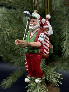 Clothtique Possibili Sogni Golf Babbo Natale Decorazione Natalizia - Foto 1 di 14