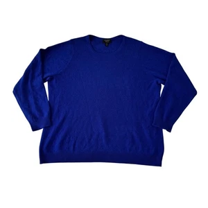 Charter Club 100% Kaschmir Pullover Pulli Größe 3X Damen royalblau klassisch - Bild 1 von 8