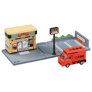 TAKARA TOMY TOMICA WORLD Building Tomica Town Yoshinoya with Tomica - Imagen 1 de 7