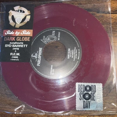 Side By Side Dark Globe Syd Barrett/REM RSD 7” - Image 1 of 2