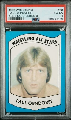 Tarjeta de novato Paul Orndorff 1982 Wrestling All Stars serie B #12 PSA 4 WWE WWF Foto 1 de 3