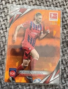 2024-25 Topps Chrome Bundesliga, Patrick Mainka, Orange 20/25 , FC Heidenheim - Bild 1 von 1