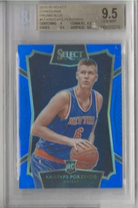 Kristaps Porzingis 2015 Select Blue Prizm /249 Rookie BGS 9.5 - Picture 1 of 2
