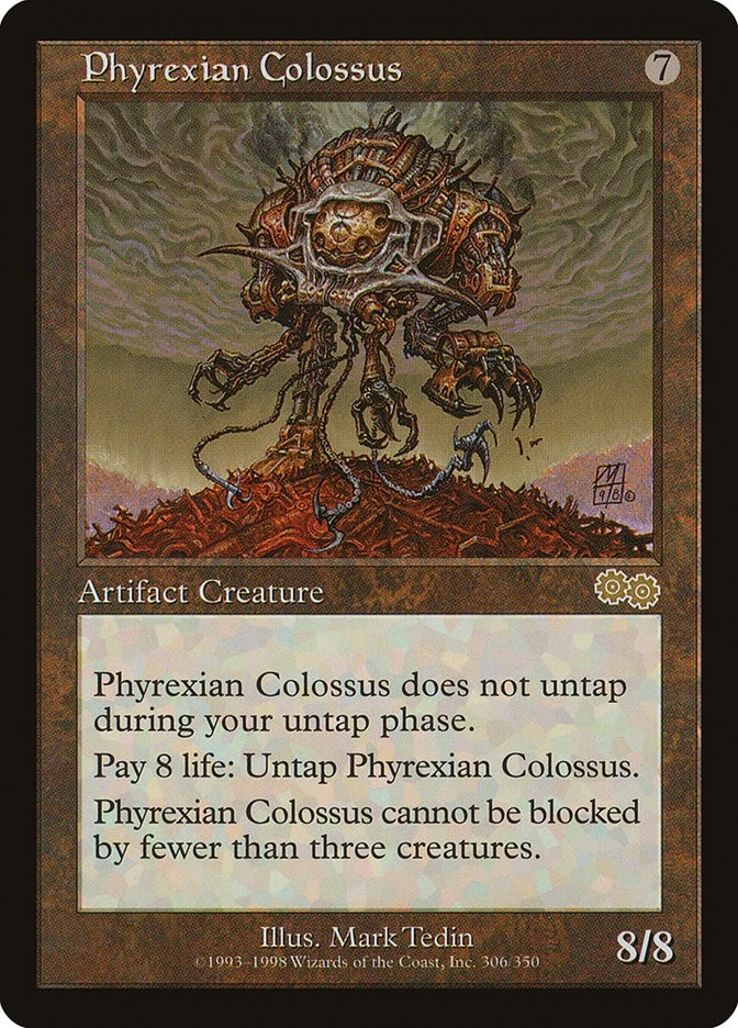 MTG Magic the Gathering Phyrexian Colossus (305/356) Urza's Saga MP - Image 1 of 1