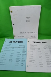 "THE WEST WING" Pilot Film Script & 2 Production Crew List, Original Movie Script - Bild 1 von 6