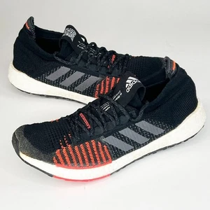 Adidas PulseBoost HD Tejido Tenis para Correr Zapatos Negro Solar Naranja Hombres 9.5 - Imagen 1 de 15