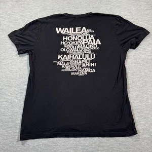 James Perse Shirt Herren 3 schwarz Hawaii Grafik Made in USA Rundhalsausschnitt Tasche Tee - Bild 1 von 6