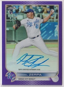 Angel Zerpa 2022 Topps Chrome Purple Refractor Autograph Auto RA-AZ/250 - Picture 1 of 2