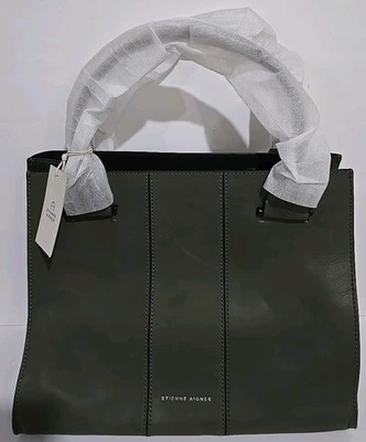 Etienne Aigner Chiara Work Tote Bag Pine Leather EA18F1111LEPIN - Image 1 of 4