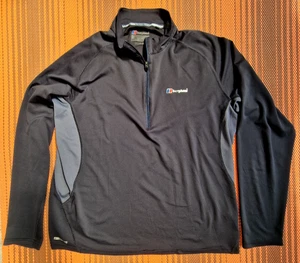 Berghaus ' Argentium L/S Base Layer ' Black/Grey Men's Large Lightweight *** - Picture 1 of 6