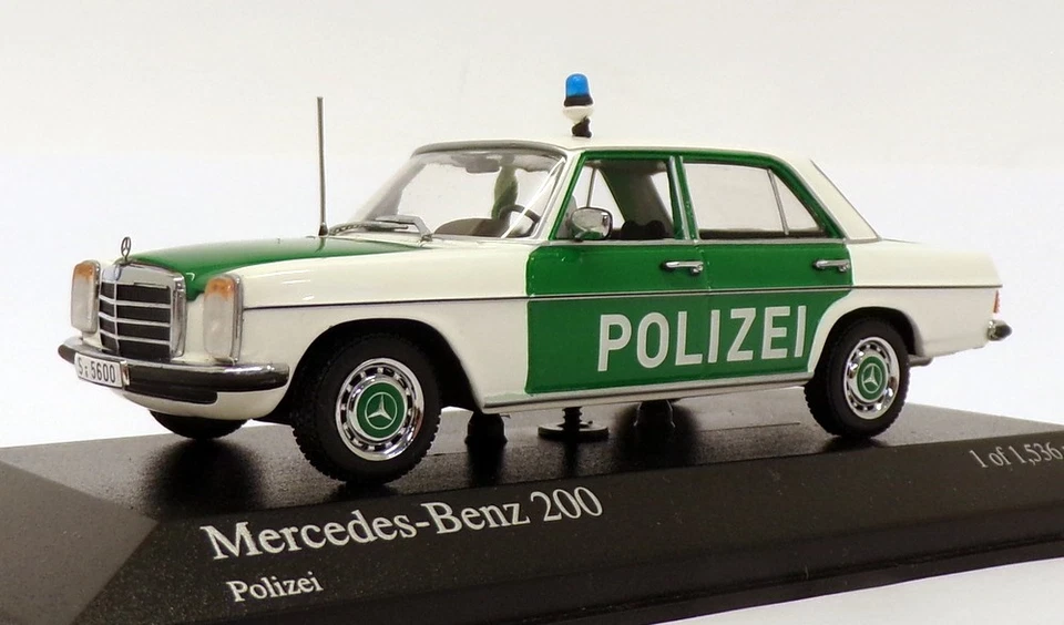 Minichamps escala 1/43 400 034090 - Mercedes Benz 200 - Policía Foto 1 de 4
