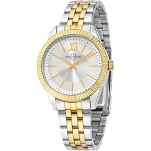OROLOGIO UOMO CHRONOSTAR LUXURY GENT,SILVER,BRACCIALE ORO E ACCIAIO,CASSA 38 mm - Foto 1 di 1