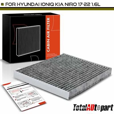 Nuevo filtro de aire de cabina de carbón activado para Hyundai Ioniq Kia Niro 2017-2022 1,6 L Foto 1 de 4