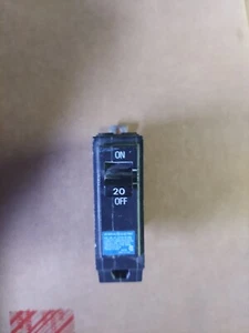1- Neuer Typ! General Electric THQB1120 1-polig 20 Amp 120/240V AC Anschraubschalter - Bild 1 von 3