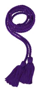 Cordón de honor de graduación púrpura - Cordones de honor de escuela secundaria - Imagen 1 de 1