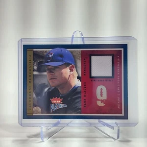 2004 Fleer Platinum - Clubhouse Memorabilia #CLU-HB Hank Blalock (MEM) - Picture 1 of 2