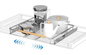 FESDOS Cesta Deslizante Extensible Deslizante Gabinete Extraíble Organizador Deslizable Ou... - Imagen 1 de 6
