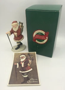 Hallmark A Merrie Christmas Babbo Natale in pantaloni grigi cimelio con cartolina 1991 - Foto 1 di 11