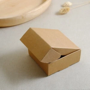 Kraftpapier Geschenkbox Faltschachtel Schmuckschachtel Box S1M02 - Bild 1 von 11